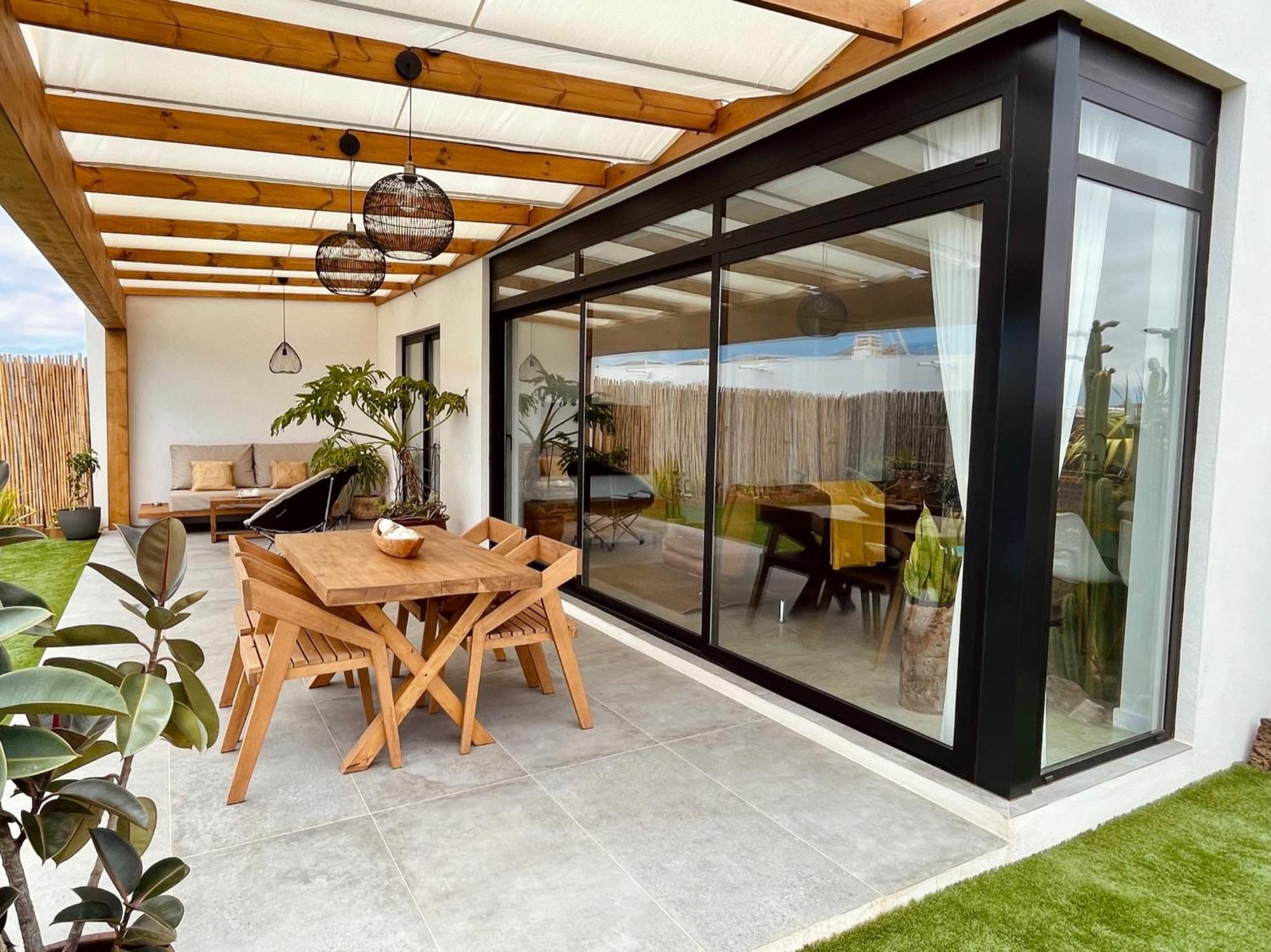 Bungalow + Piscina Independiente La Oliva Kültér fotó